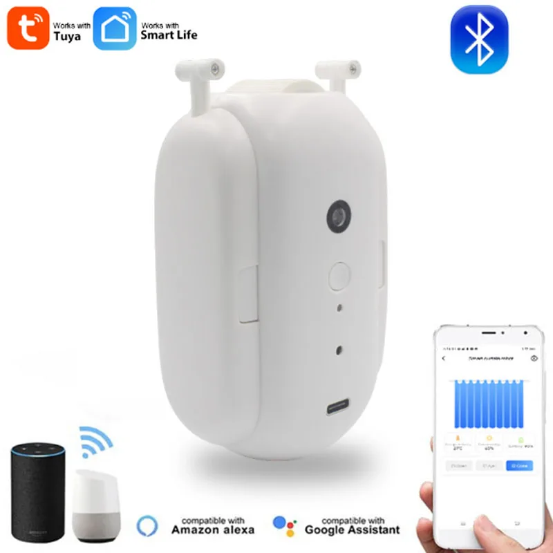 Smart Curtain Robot Automatic Smart Home Machine Track-free Installation Curtain Motor