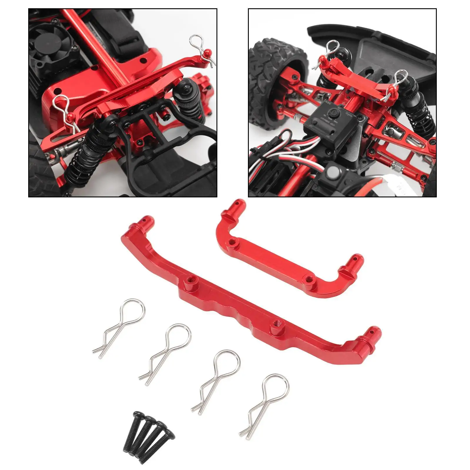 

RC Front Rear Shell Pillars 1/14 High Strength Shell Columns RC Vehicle Body Mounts