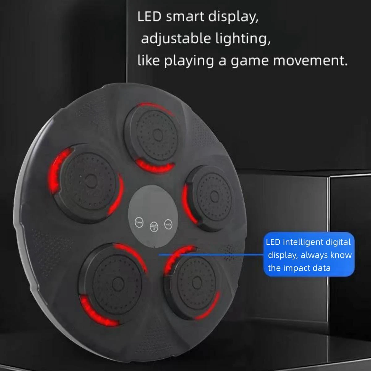 Smart music boxing machine boxing response target beating rhythm wall target home training equipment