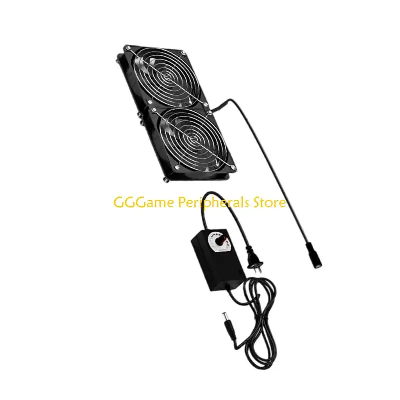 

U55B Powerful 120mm Computer Case Cooling Fan Base 2/3/4/6 Fan Option Radiator For Desktop With Safety Grill