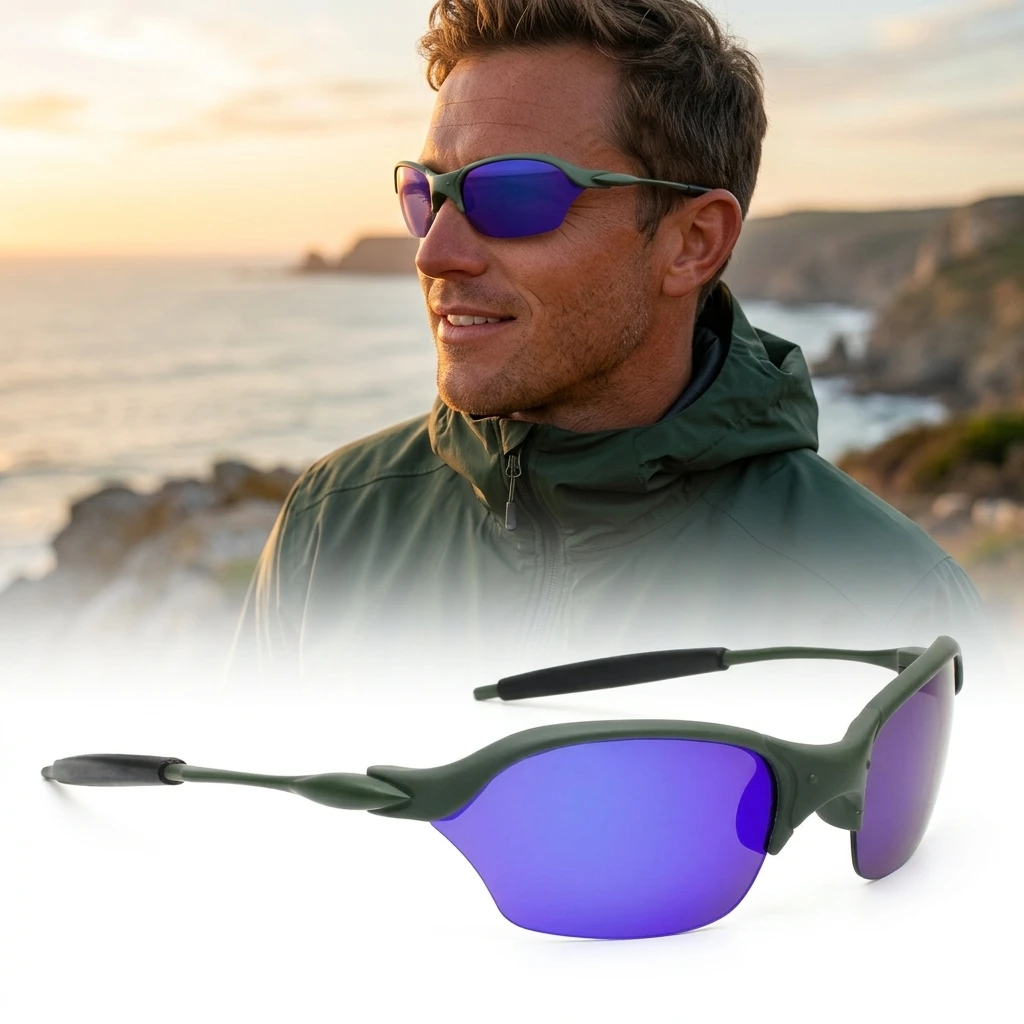 

Модные унисекс-солнцезащитные очки с поляризацией для активного отдыха, велоспорта, рыбалки, вождения, с оправой из TR-смолы и металла.