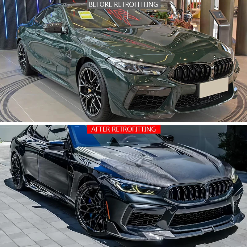 Classic Car Restomod Body Kits2019-2025 M8 Car Modification And Upgrade Engine Cover Carbon Engine Hood 8 Series M8