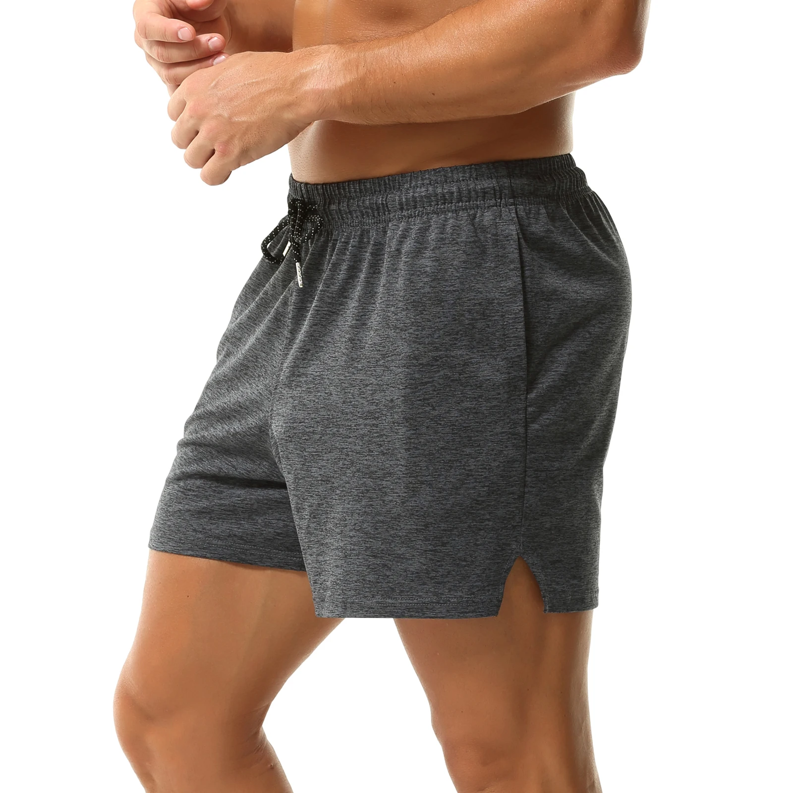 

Men's Sport Shorts Fitness Athletic Sportswear Training Gym Wear Drawstring Short Pants Bodybuilding Workout Bottoms With Pocket