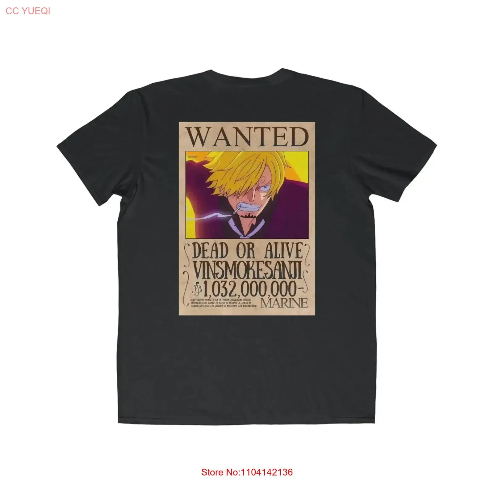 Camiseta con póster de Sanji quería para hombre, ropa de calle lavada vintage, informal, Unisex, estirada, moda, transpirable y cómoda