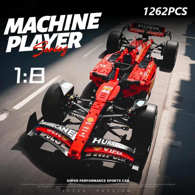 

Классическая производительность, 1262 шт., строительный блок, супер спортивный автомобиль MOC, набор моделей для сборки «сделай сам», детский подростковый коллекционный автомобиль, кирпич, подарок