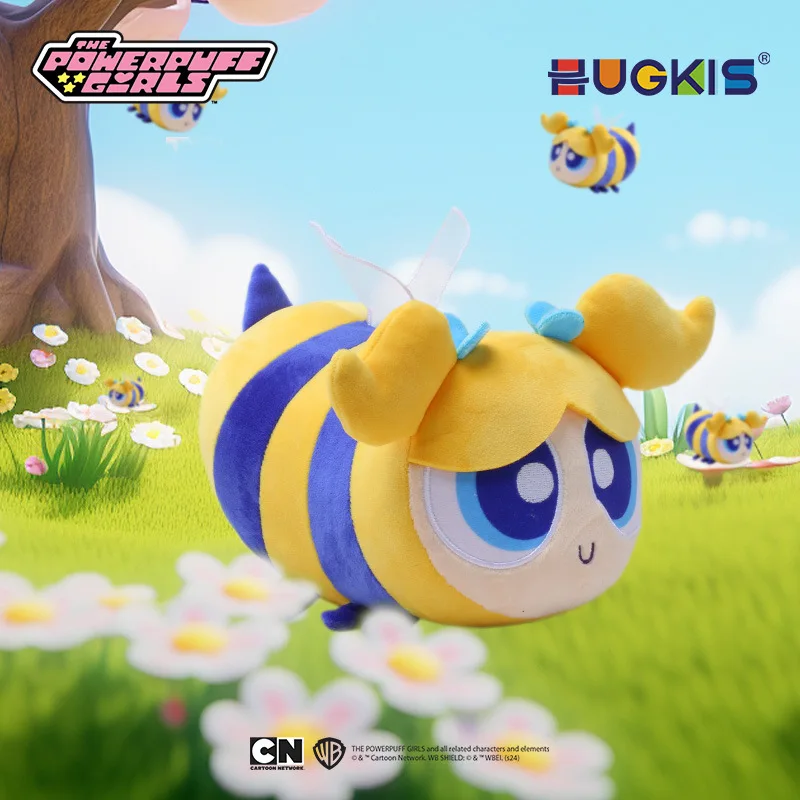 20Cm Powerpuff Girls Bee Series Cartoon Plushie Toy Kawaii Children New Pluszowa poduszka do spania Sofa Poduszka Prezent świąteczny