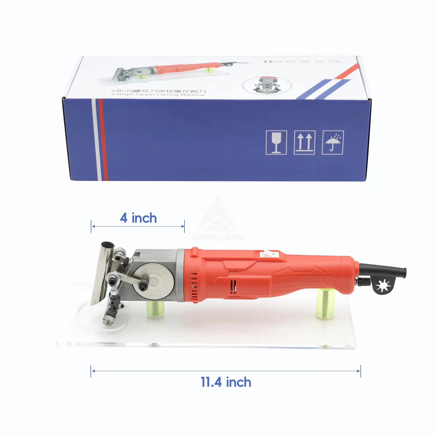 Wholesale Latest V Shape Scissors Tufting  Tools Electric Carving Trimmer Machine for Handmade Tufting Carpet Making
