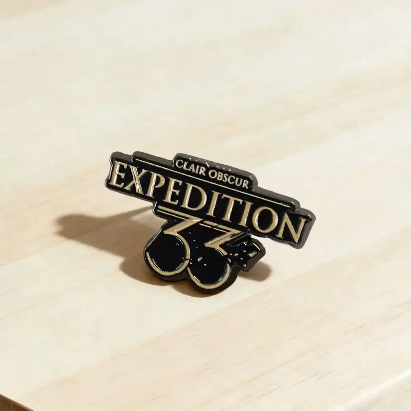 Clair Obscur Expedition 33 Enamel Pin Cthulhu-style dark fantasy Game Peripheral Metal Brooch Lapel Badge for Fans