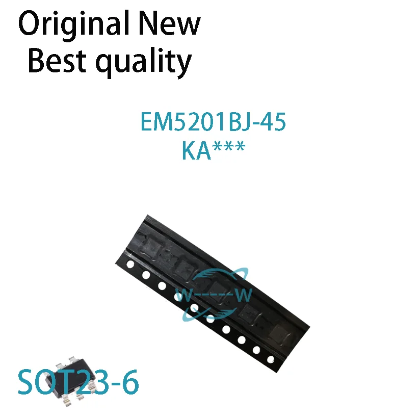 (10-50 PCS)NEW EM5201BJ-45 EM5201BJ KAXXX SOT23-6 IC Chip electronic