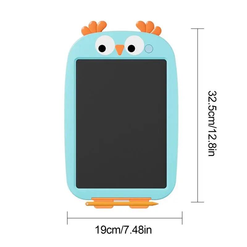 12นิ้วบอร์ดเขียนหน้าจอ LCD สำหรับเด็กแท็บเล็ตแผ่นลายมืออิเล็กทรอนิกส์รูปสัตว์ปากกาวาดรูปสำหรับเด็กทารก