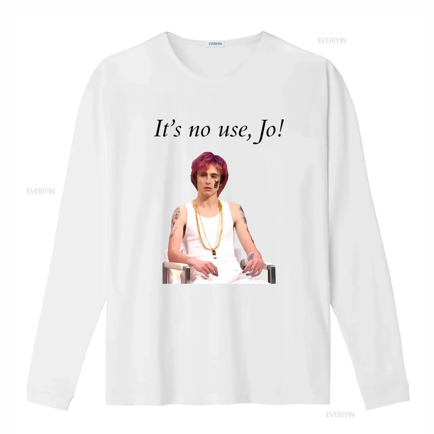 Timothee Chalamet Little Women Inspired T shirt with 'It's No Use Jo' Print Trendy Comfortable and Perfect for Fans vintage