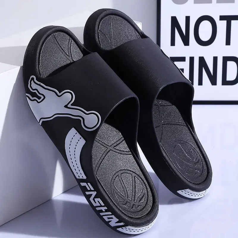 House Indoor Shiatsu Men\'s Shoe Living Room Male Slipper Slides Flip Flops Walk Around Home Bathroom 2025 Style Y2k Trend Eva
