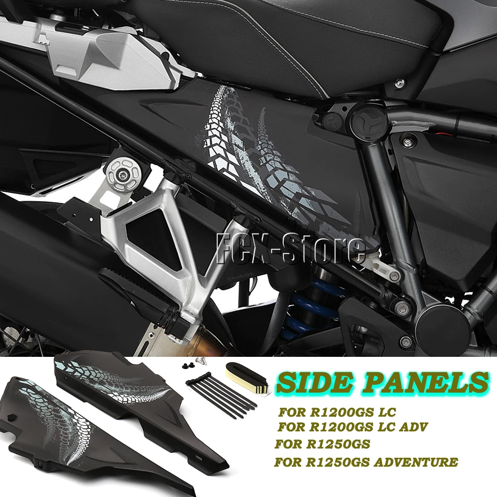 For BMW R 1250 GS R1250GS ADVENTURE R 1200 GS R1200GS LC Adventure Motorcycle Side Panel Frame Guard Protector Cover Left Right