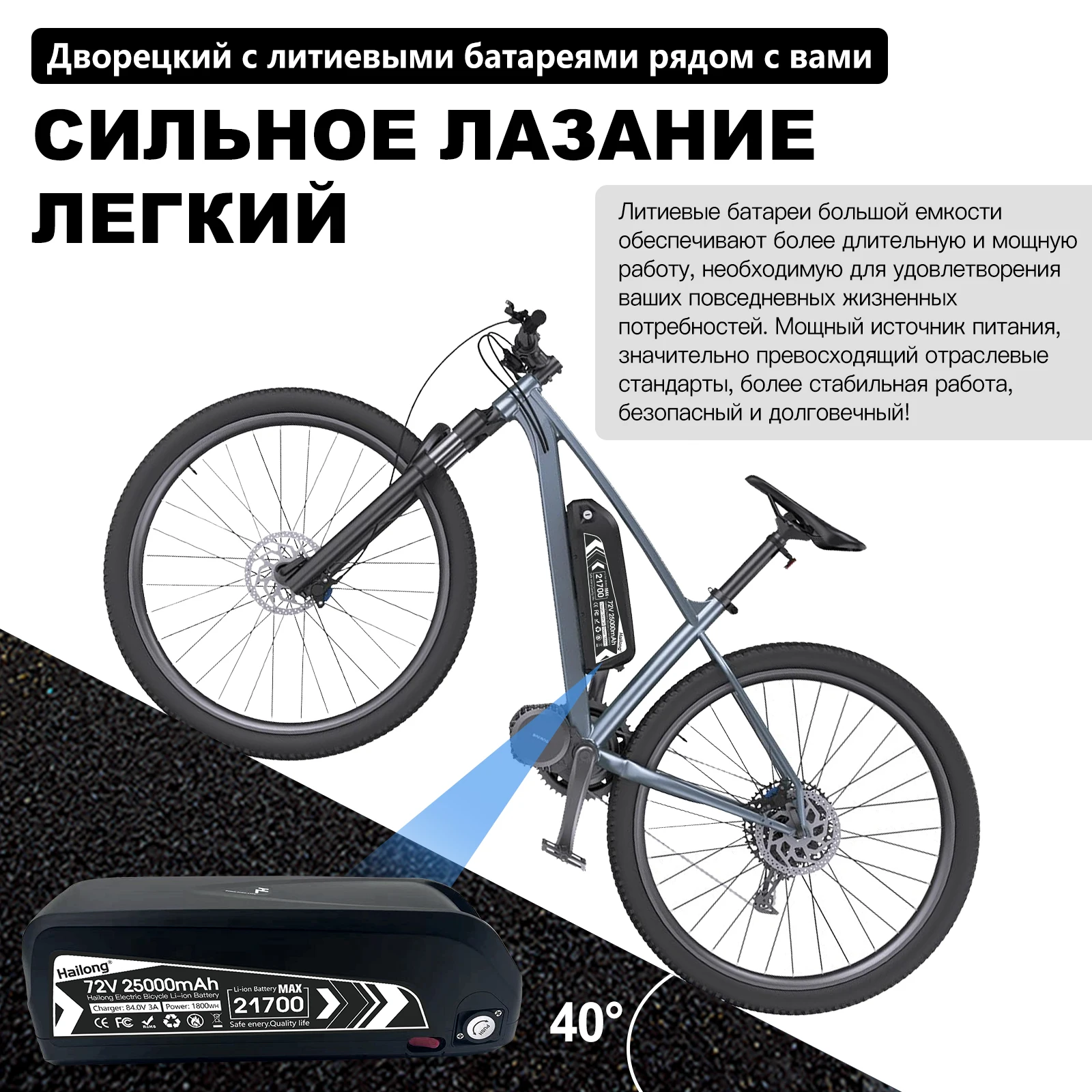 

Аккумулятор FCOku 72V 25AH Hailong, блок из элементов 18650/21700, 1500-2000 Вт, литиевая батарея для электровелосипедов и автомобилей