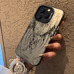 Luxury Black Angel Death Demon Phone Case for OPPO Realme 5 8 8i 9i 10 11 12 Pro C21Y C31 C33 C35 C53 C55 C65 Pro Plus 5G Cover