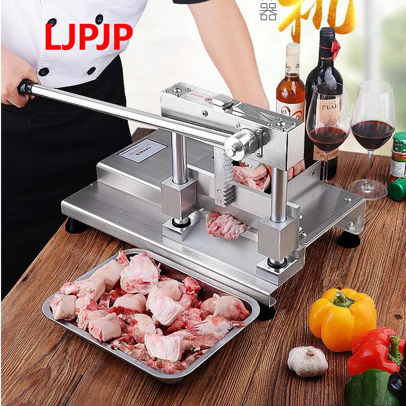 Manual Pig Trotter Cut Block Frozen Meat Slicer Meat Bone Cutter Bone Saw Machine Electric Commercial Bone Cutting Machine