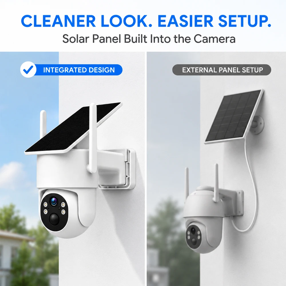 All‑in‑One 5MP 5GHz Wifi Solar Battery Network PTZ Camera Color Night Vision IR Ai Motion Detection Outdoor Waterproof IP Camera