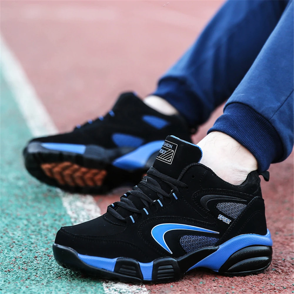 Trendige Farbblock-Sneaker für Herren in Übergröße, bequeme, rutschfeste, lässige, langlebige Schnürschuhe für Outdoor-Aktivitäten für Herren – Detail 15