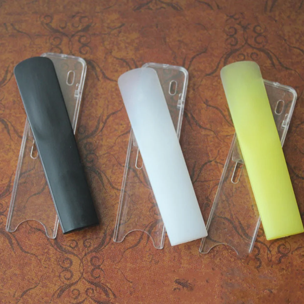 

3 Pcs Mute Flute Whistle Replacement Sax Reeds Resin Mouthpiece Saxophone Supplies