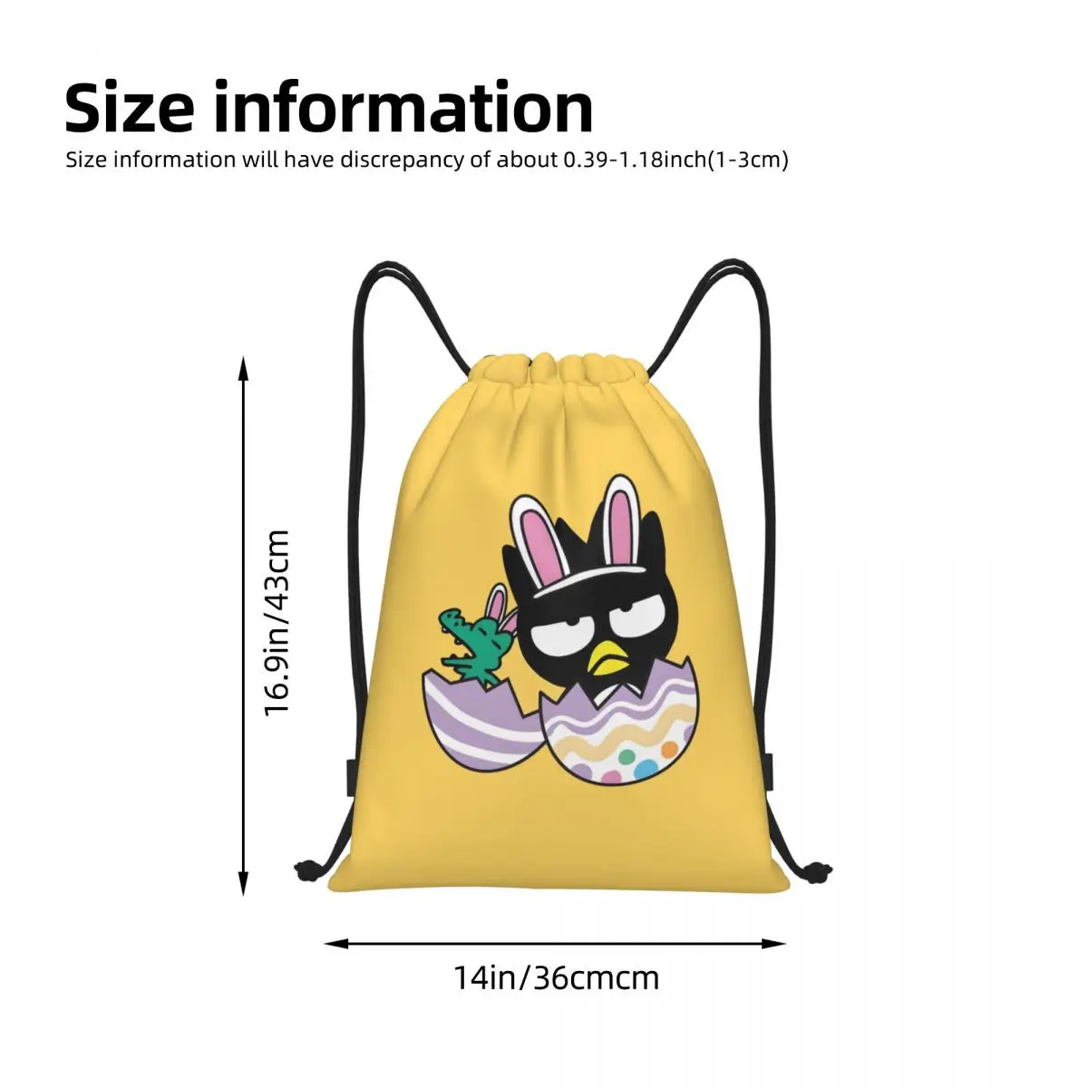 Borsa con coulisse personalizzata BADBADTZ-MARU Donna Uomo Zaino leggero per palestra sportiva Pinguino fresco