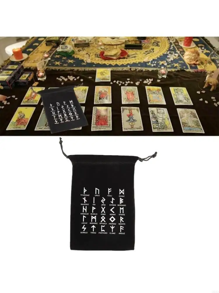 Multifunctional Storage with Drawstring Jewelry Bag Tarot Card Storage Bag