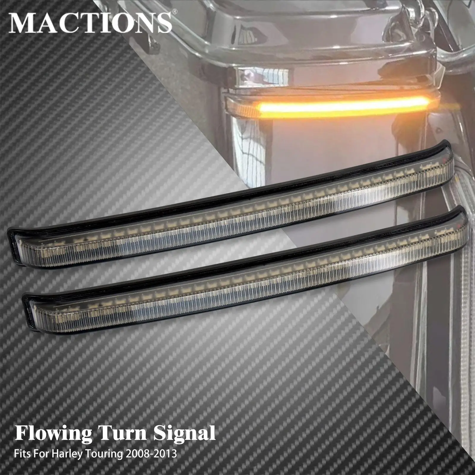 Motocykl LED sakwa płynny kierunkowskaz lampka kontrolna światła hamowania dla Harley Touring Electra przemieszczanie się po ulicy 2008-2013
