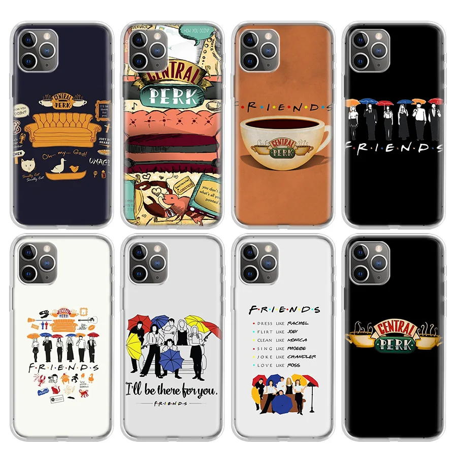 Friends TV Show Series Sitcom Phone Case For Apple iPhone 11 13 14 15 16 12 Pro Max SE X XR XS 7 8 Plus Pattern Soft TPU Back Co