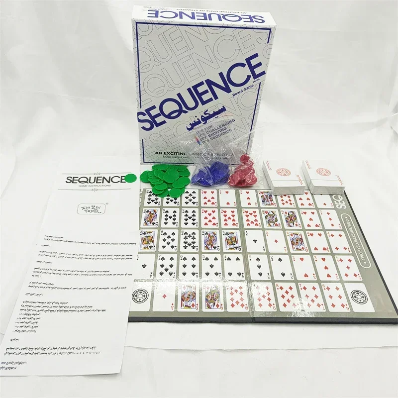 Intriguing Sequence Game with Arabic Cards for Board/Party Game Lovers