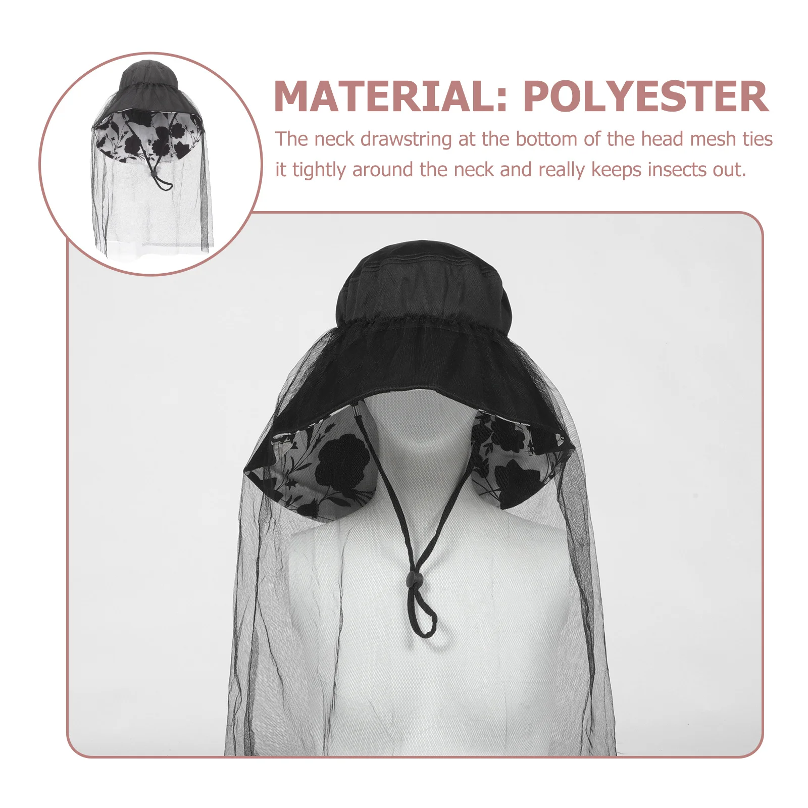 

Outdoor Beekeeping Hat Mosquito Net Sun Protection Lightweight Breathable Insect Proof Unisex Fishing Travel Gardening Gift