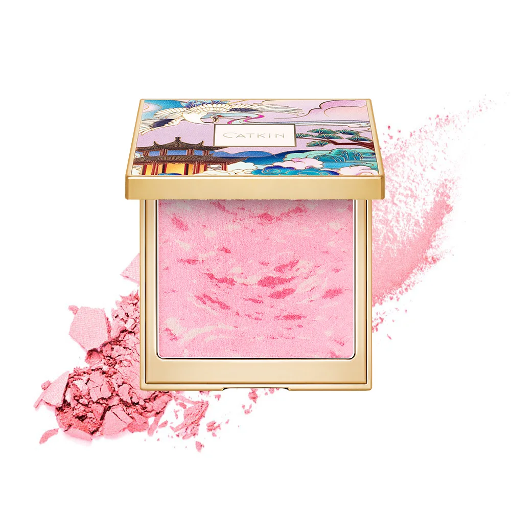 

CATKIN Eternal Love 10g Rosy Cranes Blush C01 Drunk In Flower Long-lasting Natural Blush Pallete