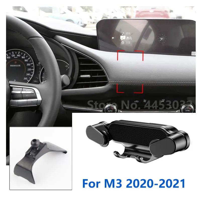 Special For Mazda 3 Car Phone Holder Gravity Mobile Stand GPS Support Air Vent Mount Accessories 2014-2021