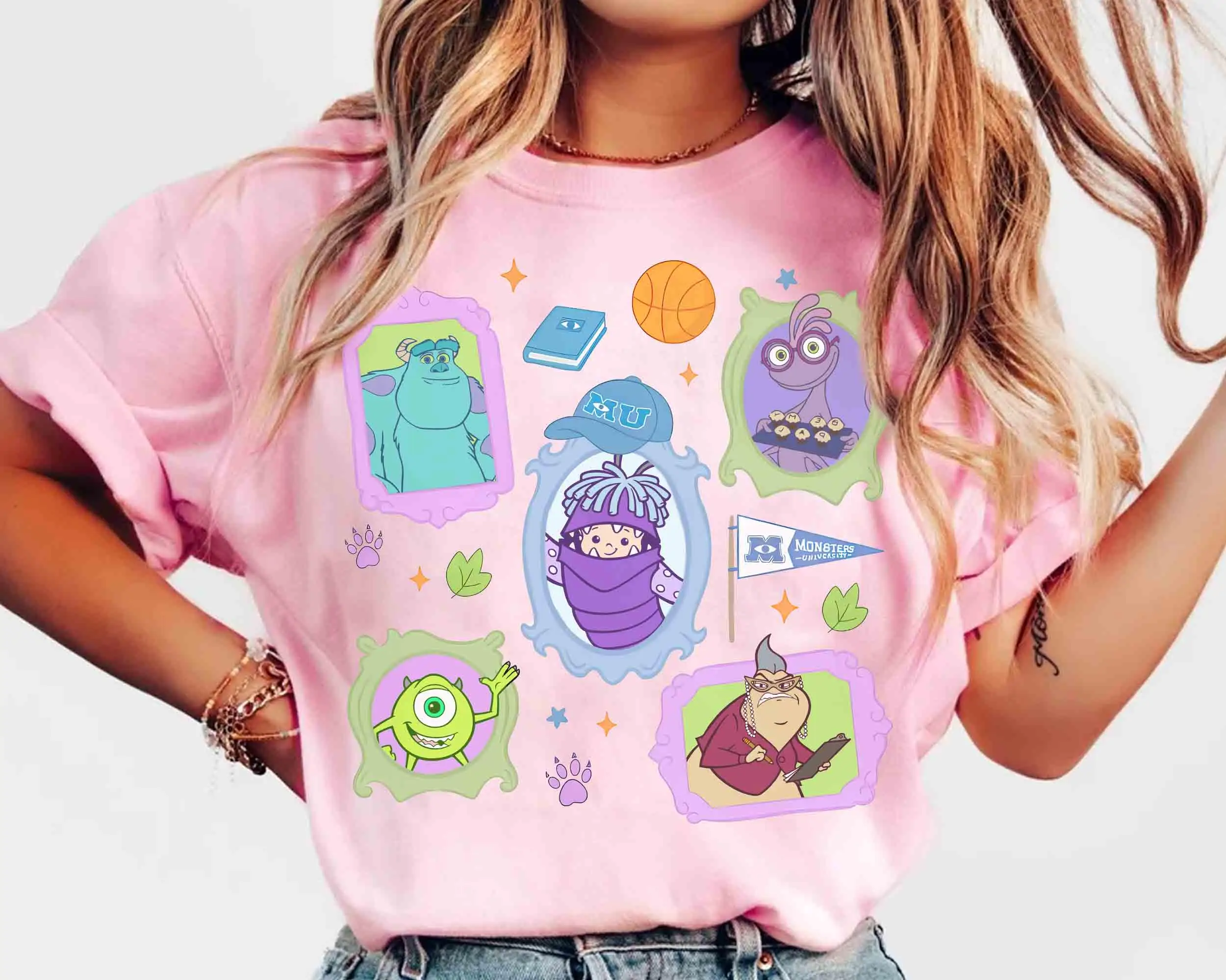 2025 صيف جديد كوكيت الانحناء الوحش جامعة تي شيرت سولي والدراجة وحوش Inc تي شيرت الأسرة 2025 رحلة القطن تي شيرت #2