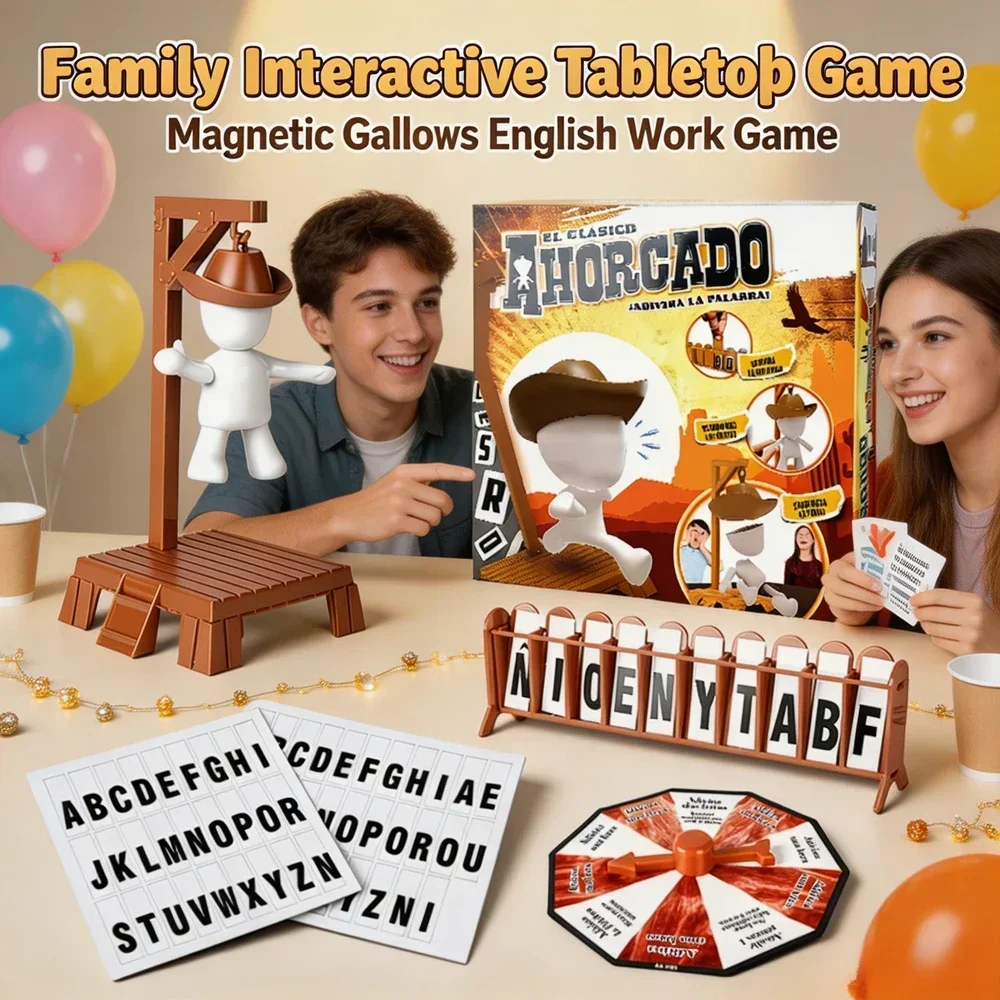 jogo-de-mesa-criativo-com-forqueta-magnetica-divertido-jogo-de-adivinhacao-de-palavras-em-ingles-brinquedo-interativo-para-toda-a-familia-ideal-para-entretenimento-em-ambientes-fechados