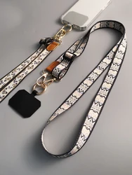 Simple Ins style Phone Lanyard Adjustable Neck Strap Crossbody Anti-lost Mobile Phone Rope for All Cell Phone Cases Accessory