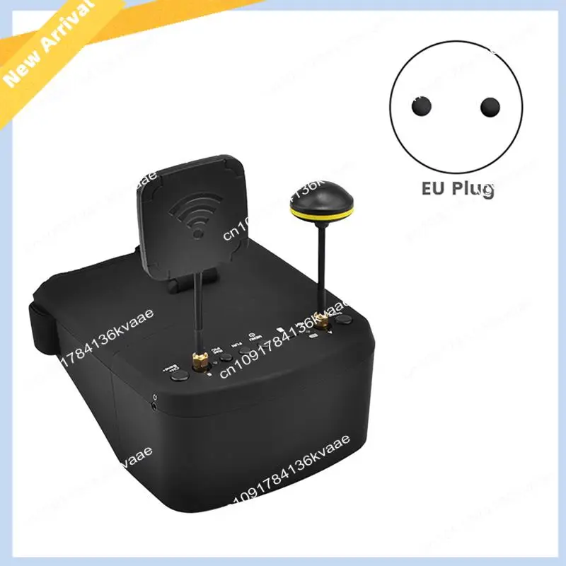 M01K LS-800D FPV Óculos 5.8G 40CH 5 Polegadas 854X480 DVR Gravação/Storagem Antenas Duplas 2000Mah Para RC Racing Drone