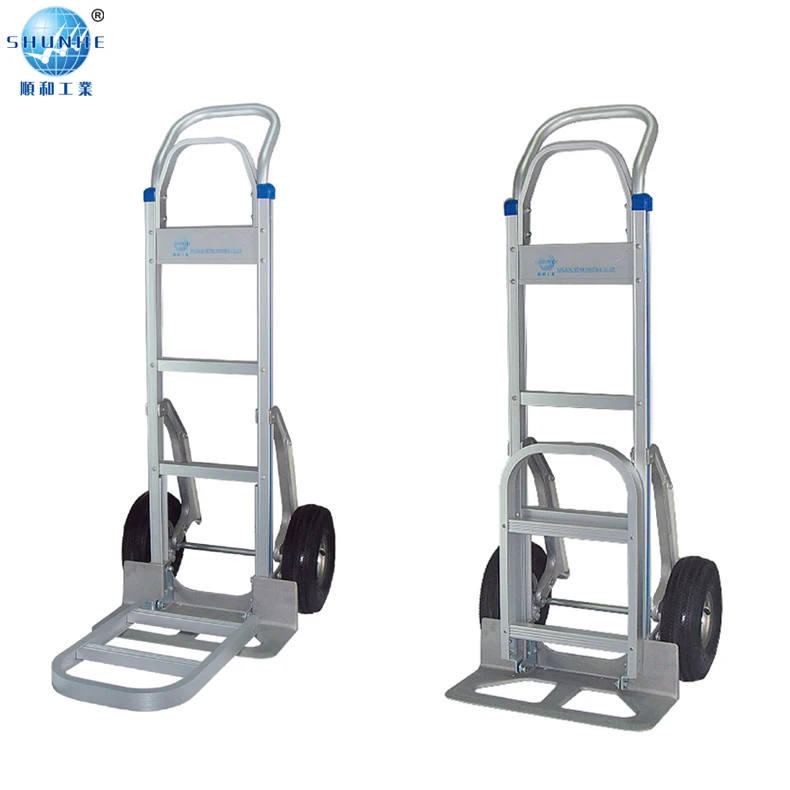 

Heavy Duty Aluminum Hand Trolley 200KG Capacity Industrial Cart with OEM Customization