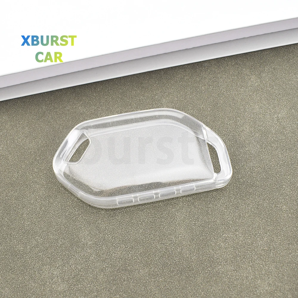 Transparent TPU Car Key Case Cover For Kia EV9 Picanto GT Line Kia's Sorento Morning Seltos Auto Shell Fob Holder Protector