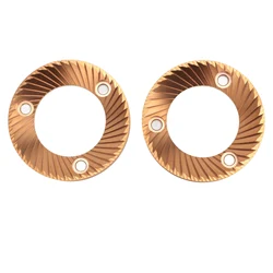 2PCS Coffee Grinder Flat Burr 64mm Titanium Plated Multi Purpose Flat Burr for DF64 DF64P DF64E DF64V for Ceado E5P E6P E37J