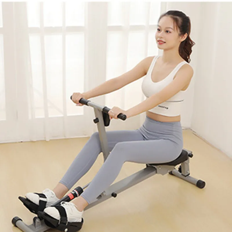 Rowing Machine Household Mute Hydraulic Fluid Wind Resistance Water Resistance Magnetic Control Oar Fitness Sports Equipment