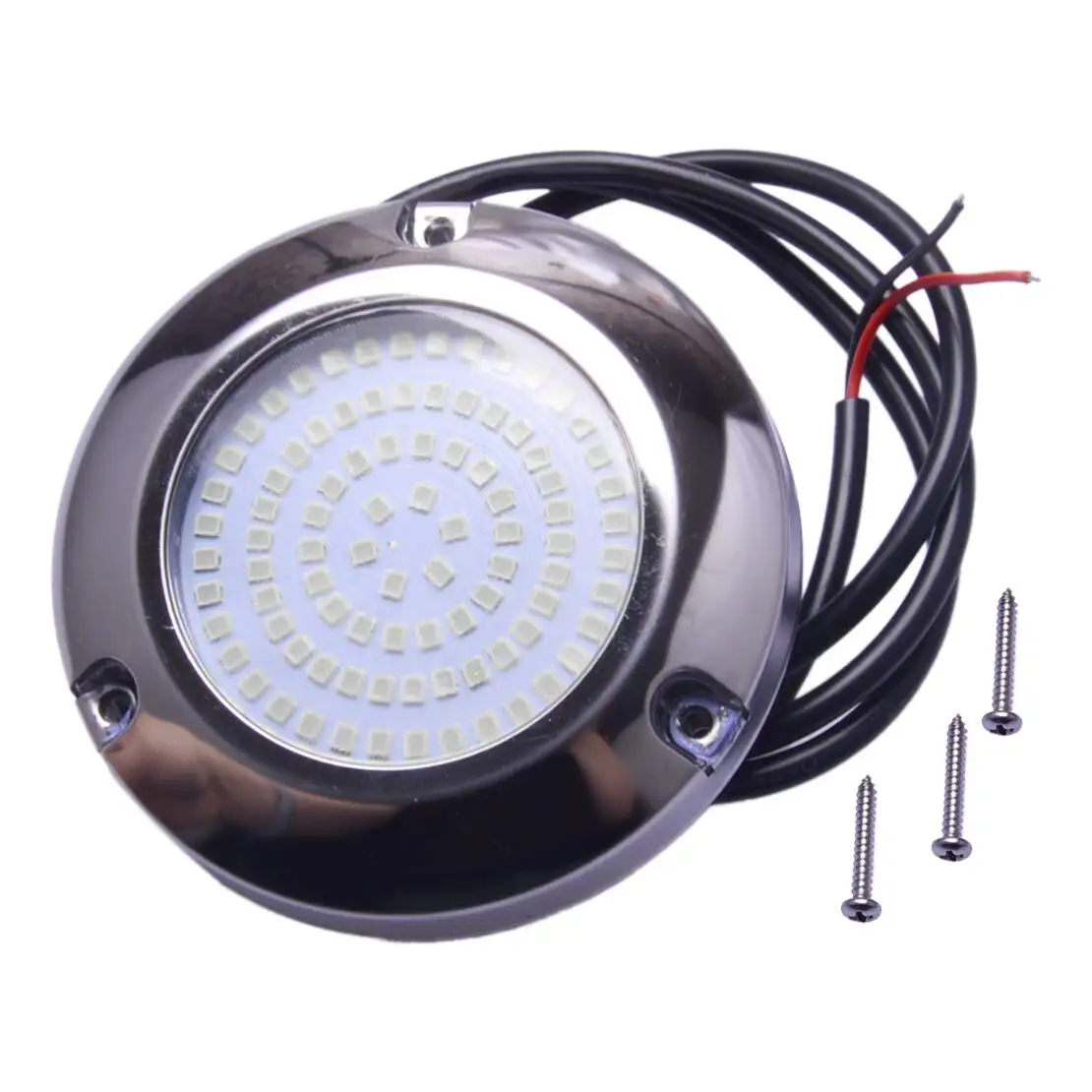 IP68 الفولاذ المقاوم للصدأ الضوء الأزرق 90LED تحت الماء عائم مركبة بحرية مقطورة معدات التخييم قافلة RV Transom Light