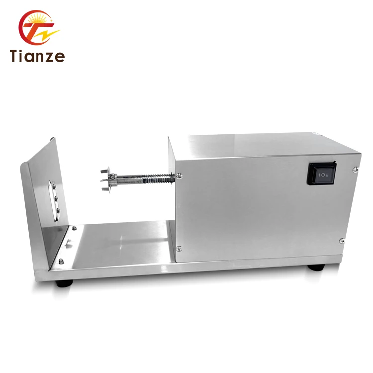 

Electric Potato Tower Machine Stainless Steels Potato Spiral Slicer Commercial Spiral Potatoes Machine