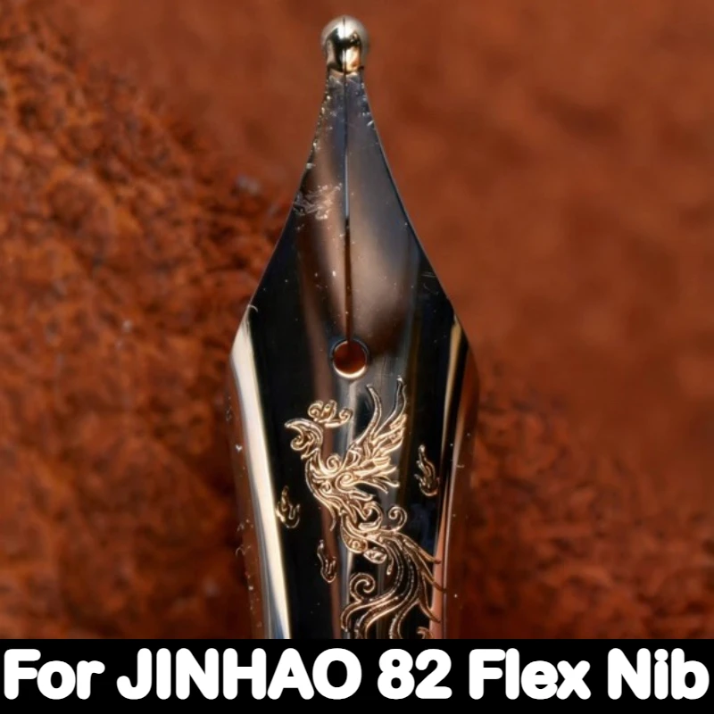 For JINHAO 82 Fountain Pen Nibs Elastic Calligraphy EF F M Flex Nib Writing Nibs School Office Supplies Stationery