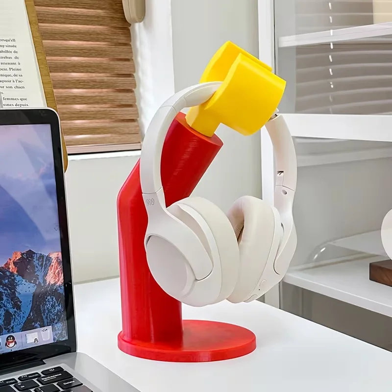Headphone Stand Computer Headphone Hanger Figurines Desktop Creative Stand Shelf Accessories Miniatures Decor Crafts Wholesale