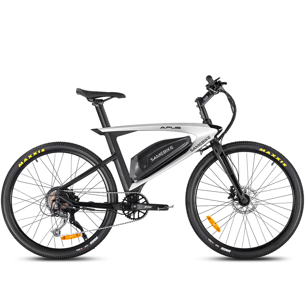 

Китай 2022 ГОРЯЧИЕ ПРОДАЖИ ОРИГИНАЛЬНЫЙ НОВЫЙ SAMEBIKE 26 Углеродное волокно 48V15AH 500 Вт Спортивный электрический велосипед с задним фонарем
