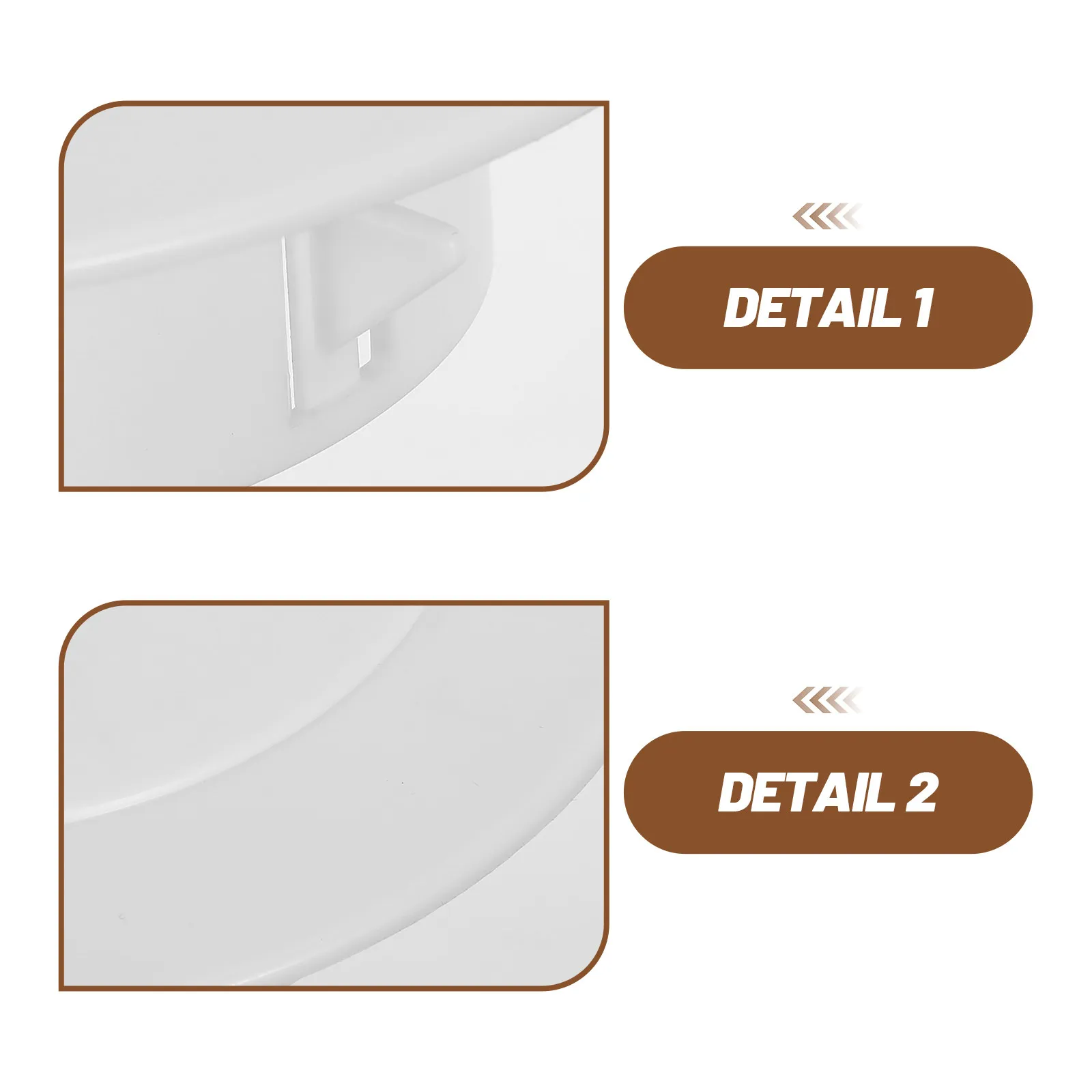 3Pcs Air Conditioning Hole Decorative Covers Round Snap in Wall Hole Cap Plastic Ac Wall Unit Cover 92-110Mm Diameter