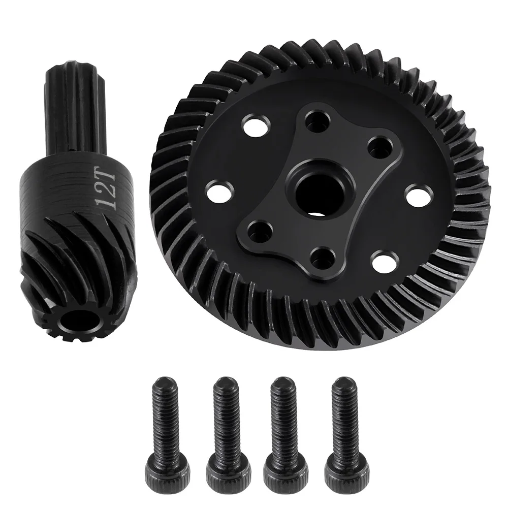 YEAHRUN 40cr الصلب 47 + 12T ترس نقل أمامي/خلفي لـ Traxxas 1/16 Mini Maxx 2S RC ملحقات أجزاء ترقية السيارة