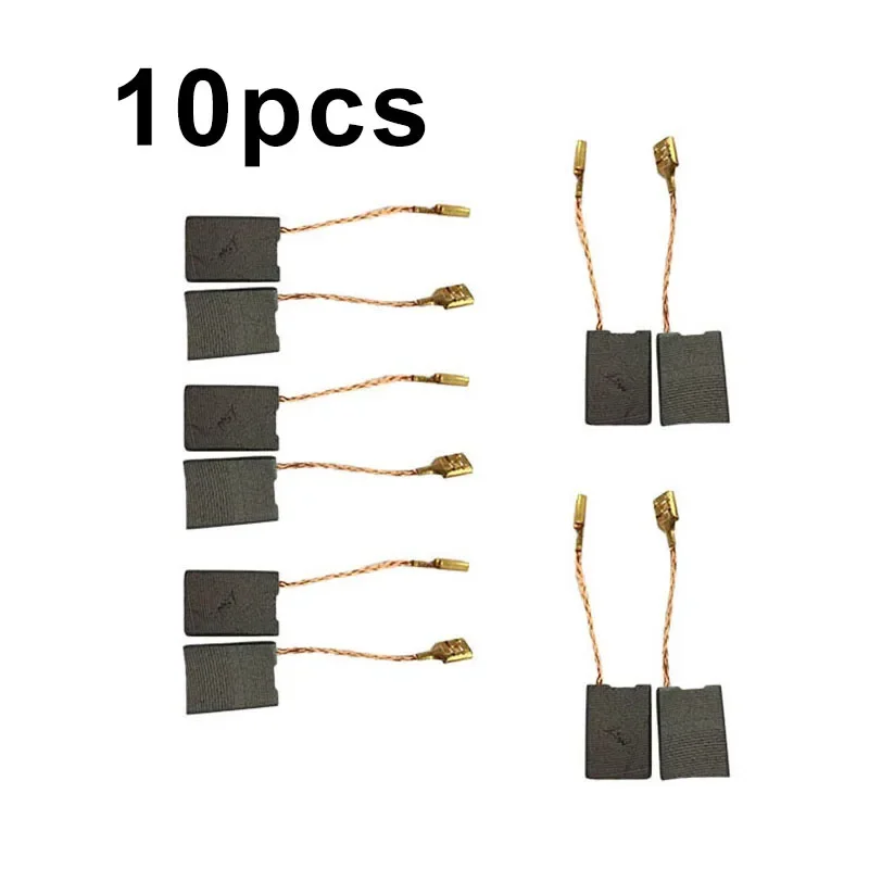 

10 Pcs Carbon Brushes Various Electric Motor Parts 6.3×16×22mm For Bosch GWS 20-230 H Angle Grinder Accessories TOOL
