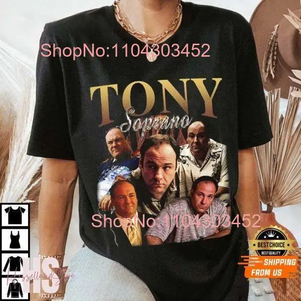 Retro Tony Soprano T Shirt The Sopranos Dr Melfi Do You Feel Depressed Sirico Duck Movie long or short sleeves