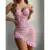 Camisón transparente para mujer