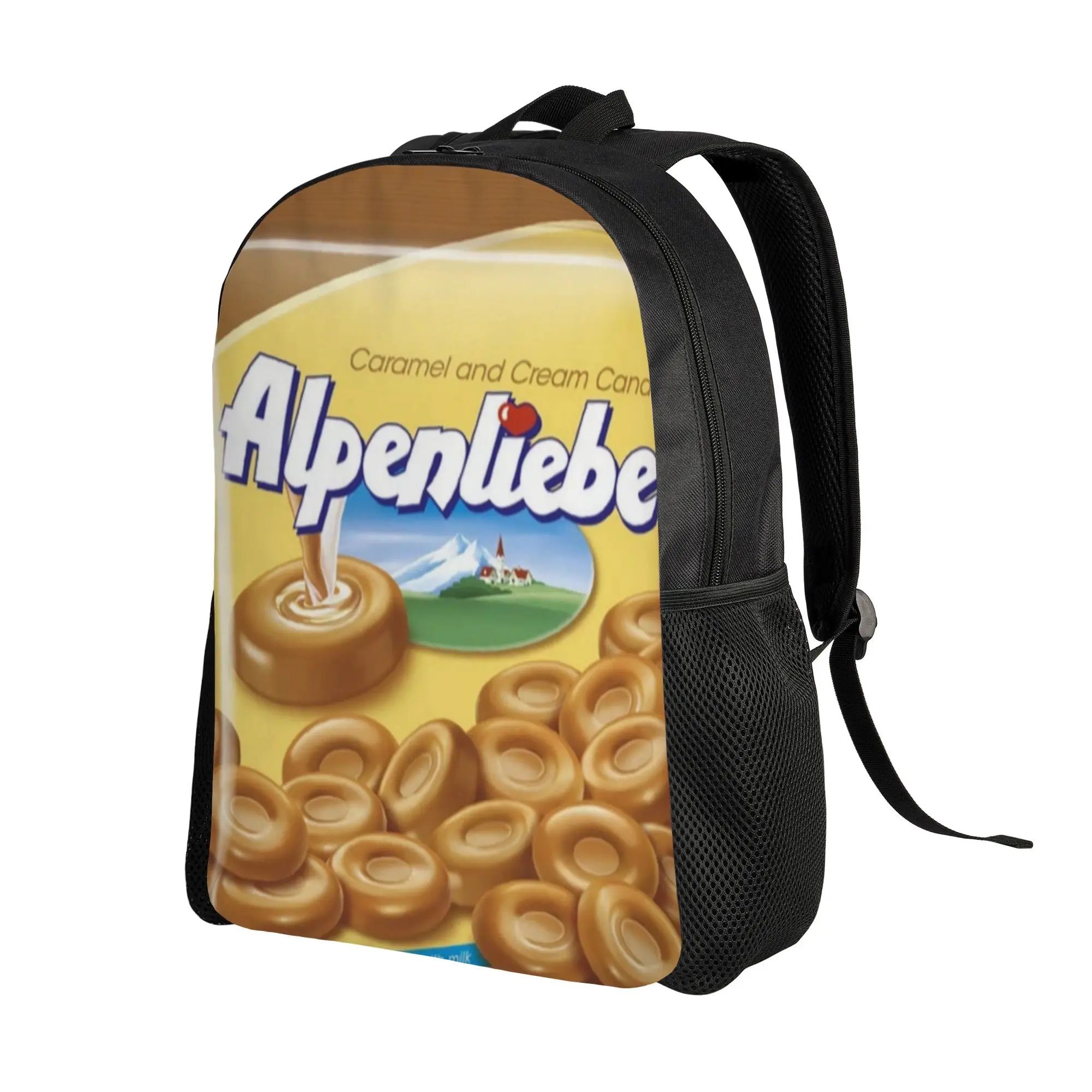 A-Alpenliebee Gold Fantasy Castle Backpack Students Sporty Daily mochila Large Capacity Laptop Bag Back To School Season